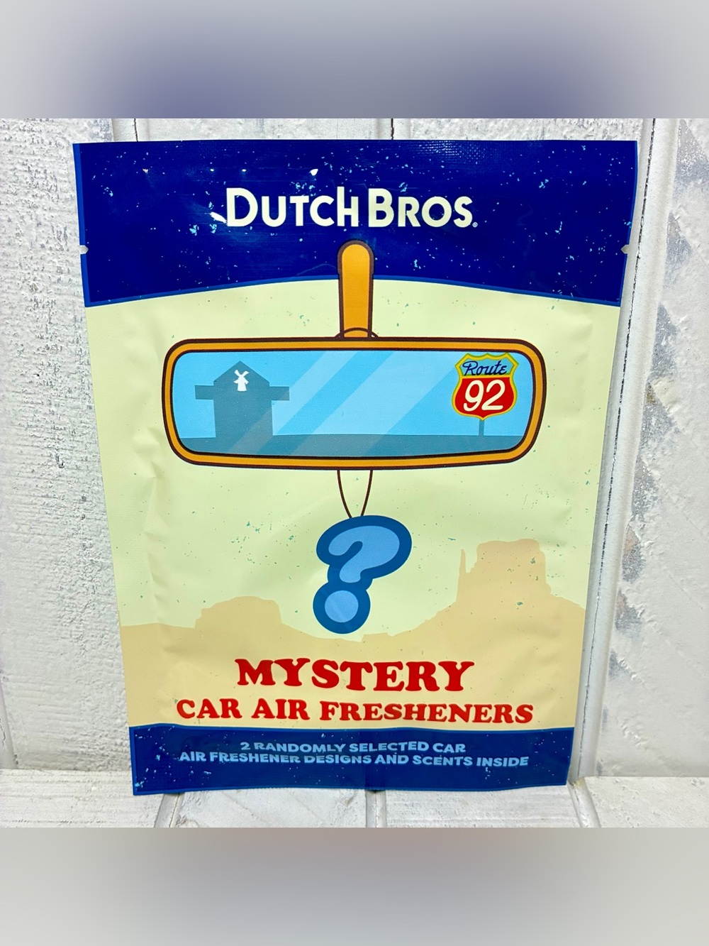 Dutch Bros. Mystery Car Air Fresheners 2 Randomly Selected Designs And Scents